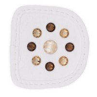 MagicTack Patches Circle Brown Pearl